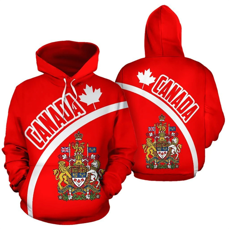 Kanada Hoodie Maple Leaf 3d ba - Street Fashion Canada incelemesi ve fiyatı