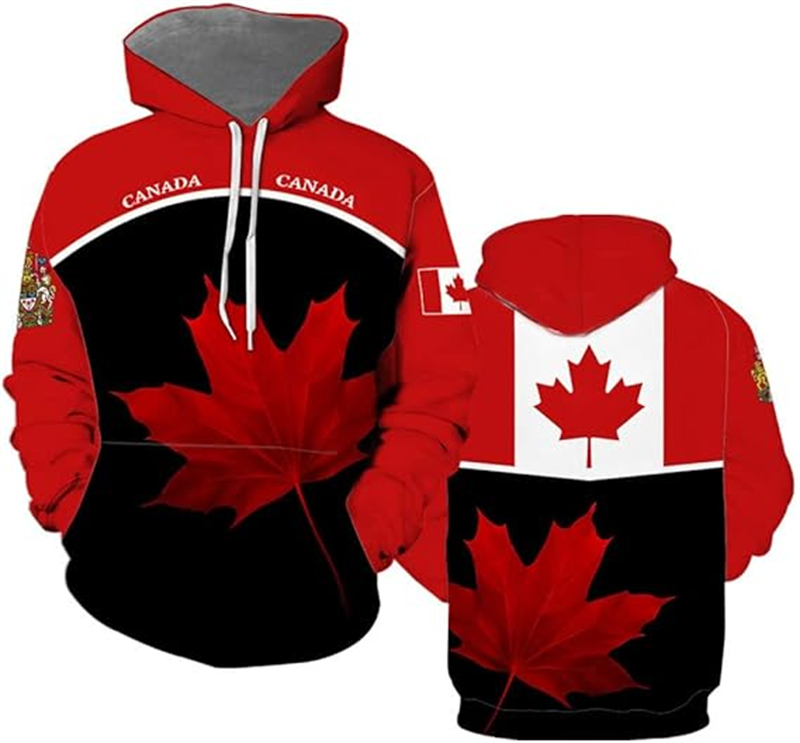 Kanada Hoodie Akçaağaç Yaprağı - Street Fashion Canada incelemesi ve fiyatı